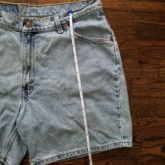 🚫SOLD🚫Levi's▪︎Vintage OrangeTab 967 Denim Shorts - Picture 11 of 14